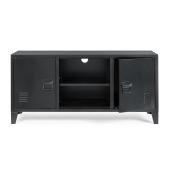 fekete fem komod tv szekreny industrial loft design modern vintage sotet butor haloszoba nappali alacsony vas butorok formavivendi lakberendezes tarolo.jpg